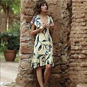 Anthropologie Larkspur Capelet Spring Dress Size 4